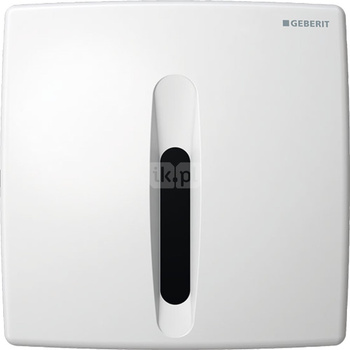 Elektroniczny zawór spłukujący Geberit do pisuaru, Basic, zasilanie bateryjne, biały