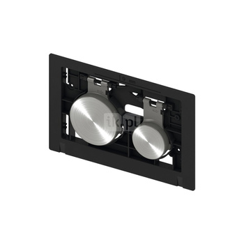 TECEloop - płytka z przyciskami - przyciski - efekt optyczny stali nierdzewnej szczotkowanej "anti-fingerprint"