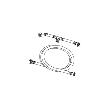 Zestaw przyłączeniowy do uniwersalnych stelaży WC dedykowanych do ceramik myjących o wysokości 1120 mm TECE profil