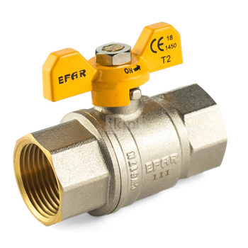 Kurek kulowy do gazu (motylek) ART. 111 DN 3/8”