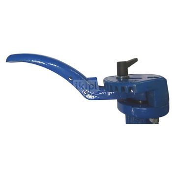 Dźwignia ręczna wykonana z żeliwa sferoidalnego epoksydowanego z płynną nastawą DN 300