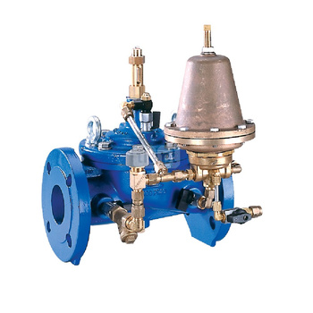 Zawór regulacyjny (utrzymuje stały poziom wody w zbiorniku i zapobiega przelaniu), typ C201, DN 125