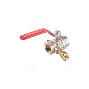 Zawór kulowy FERRO F-POWER 1/2'' GW, uchwyt: dźwignia