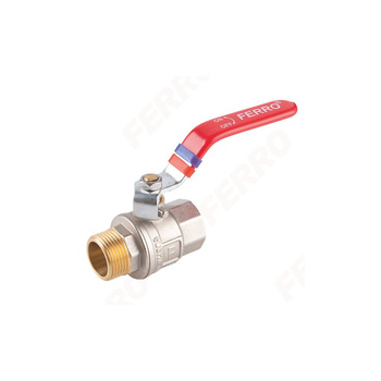 Zawór kulowy FERRO F-POWER 1 1/2'' GZ x GW, uchwyt: dźwignia