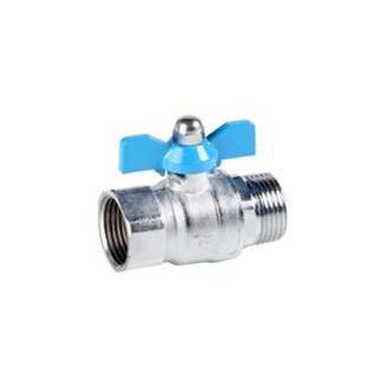 Kurek kulowy do wody zimnej gorącej PN25 W-Z z motylkiem ART.3036 1/2