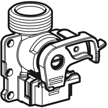 Zawór dławiący Geberit z tworzywa sztucznego