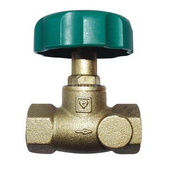Zawór odcinający HERZ 4215W bez spustu mosiądz DN 25 GW, max. 90'C, max. 10 bar