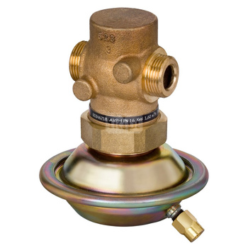Regulator różnicy ciśnień AVP-F, PN 16, DN 15, 1.60 m³/h, 0.50 bar - 0.50 bar, Gwint zewnętrzny, G 3/4 A