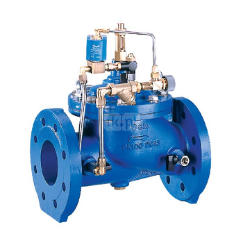 Typ C801 - zawór regulacyjny (zawór odcinający normalnie zamknięty), Pnom=1,0 MPa, tmax=90'C VALVE C801/C802 D300