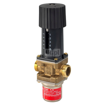 Regulator temperatury FJV, PN 16, DN 20, 3.40 m³/h, 20 'C - 60 'C, Gwint zewnętrzny, kompletny