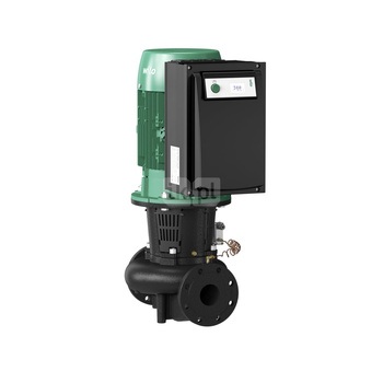 Pompa obiegowa WILO CronoLine IL-E 150/200 -7,5/4-R1-S1 typu in-line z silnikiem znormalizowanym 50/60 Hz, moc silnika 7.5kW 13.7 A 1450 obr/min, wlot Kołnierz DN 150