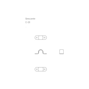 Obejma elektryczna E 20mm E20