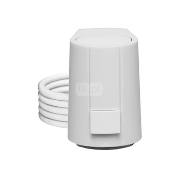 Siłownik termoelektryczny. Zasilanie 24 V. Normalnie zamknięty.Dla serii 145 i 149. Montaż przy użyciu adaptera. Sygnał sterujący 0-10 V.