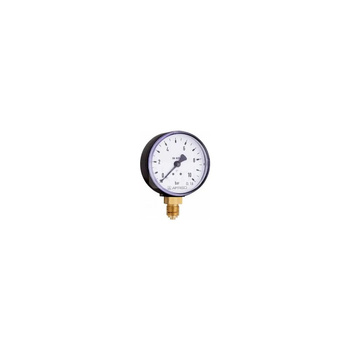 Manometr z rurką Bourdona AFRISO RF standardowy -1/9 bar radialne G1/2B fi 100 mm, kl. 1.6%
