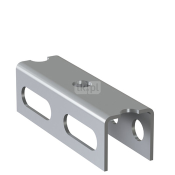 Szyna montażowa NICZUK SZU, gr. 2 mm, dł. 2000 mm, stal nierdzewna (ocynk galwaniczny)