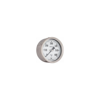 Manometr z rurką Bourdona AFRISO RF chemiczny 0/100 bar G1/2B ekscentryczne fi 160 mm, kl. 1,0%