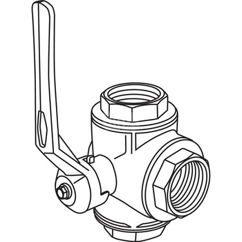Zawór kulowy, przył. DN 40 dł.220mm szer.116mm WILO