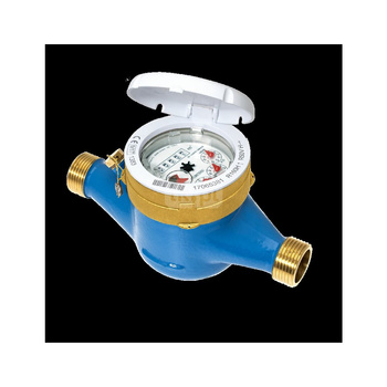 Wodomierz wielostrumieniowy suchobieżny, typu GMDM-I DN 20 Q3=4,0 m3/h R100/50, Tmax: 50st.C, L=190 mm