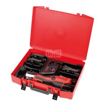 Komplet narzędzi - zaciskarka Novopress ACO103 BT + szczęki o profilu "TH" ultraPRESS - 16-32