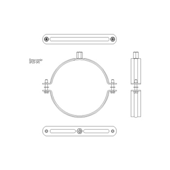 Obejma DUO 145 (141-148mm) SKR UPZD145SKR