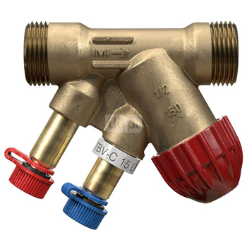 Zawór równoważący TA (IMI HYDRONIC) TBV-C LF ametal Gwint zewnętrzny x Gwint zewnętrzny DN15, max. 120'C