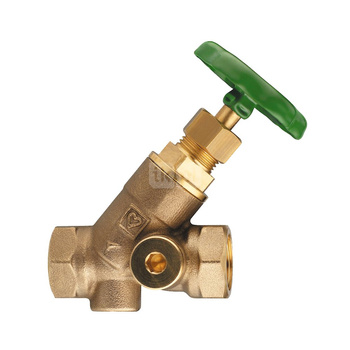 Zawór odcinający HERZ STRÖMAX-AW mosiądz DN 40 GW, max. 80'C, max. 10 bar