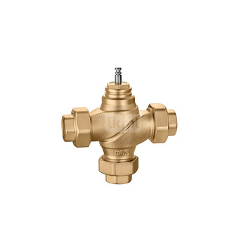 Zawór regulacyjny trójdrożny z przyłączem gwintowanym 1"