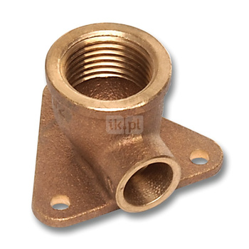 Kolano 90' SANHA 4471G, Cu, 18 mm x 1/2'' (lut wewnętrzny x GW)