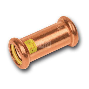Mufa SANHA Press Gas przesuwna, miedź, 42 mm (zw x zw)