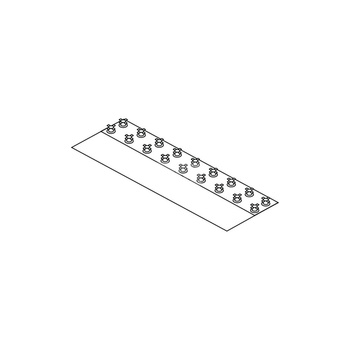 TECEfloor - element uzupełniający do płyt systemowych z wypustkami szerokość = 900 mm