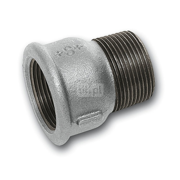 Przedłużka SANHA 529a#, żeliwo (ocynk galwaniczny/elektrolityczny) (ocynk), 3/8'' (GW x GZ)