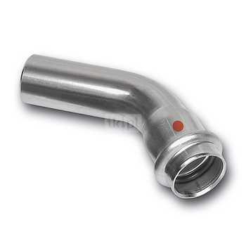 Łuk 45' SANHA NiroTherm Press, stal nierdzewna, 28 mm (zw x zw)