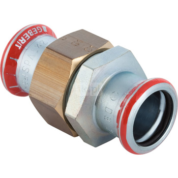 Śrubunek hydrauliczny GEBERIT Mapress C-Stahl stal mz 22 mm z pierścieniem zacinającym