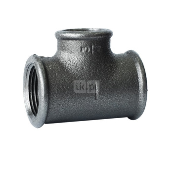 Trójnik redukcyjny czarny 6/4''x1/2''x6/4'' B1 STRONG