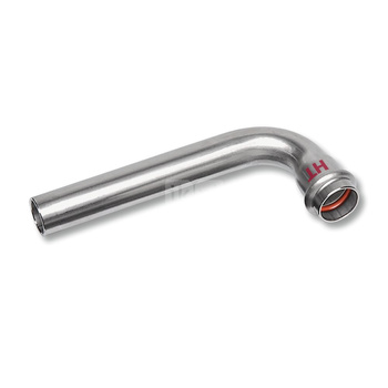 Łuk 90' SANHA NiroSan Press Industry długi, stal nierdzewna, 35 mm (zw x zz)