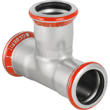 Trójnik GEBERIT Mapress C-Stahl równoprzelotowy 90' stal (ocynk) 54 mm MZ