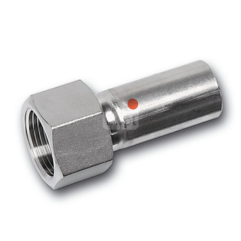 Przejściówka SANHA NiroTherm Press, stal nierdzewna, 28 mm x 3/4'' (zz x GW)