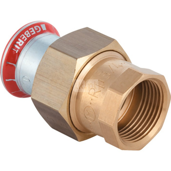 Śrubunek hydrauliczny GEBERIT Mapress C-Stahl FKM przejściowy stal GW 2'' 54 mm z pierścieniem zacinającym