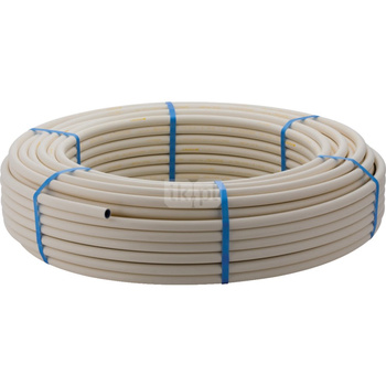 Rura PE-RT II/AL/PE-RT II GEBERIT MeplaTherm 26 mm x 3 mm, izolacja kolor biały - kręgi 50m wielowarstwowa gładka
