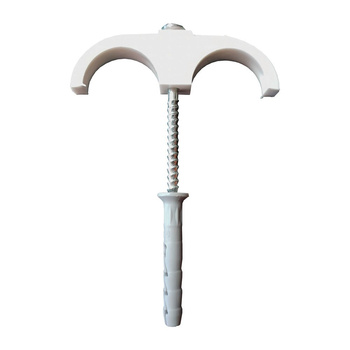 TECEflex - Obejma podwójna z kołkiem 16-25 mm (koszulka 6 x 40 mm, wkręt 65 mm)