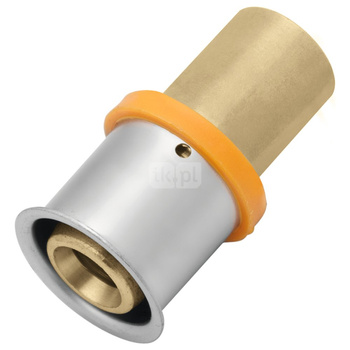 Łącznik nyplowy mosiężny ultraPRESS - 22/20
