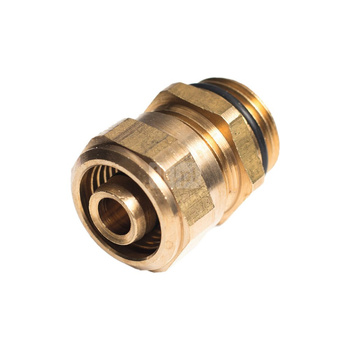 Śrubunek TECE flex dwuczęściowy, mosiądz, 25 mm x 3/4'' (zz x GZ)