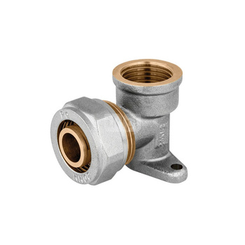 Kolano z mocowaniem PERFEXIM 607, mosiądz, 1/2 x 16 (GW x zw)