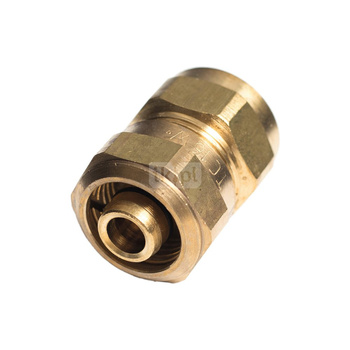 Śrubunek TECE flex dwuczęściowy, mosiądz, 16 mm x 1/2'' (zz x GW)