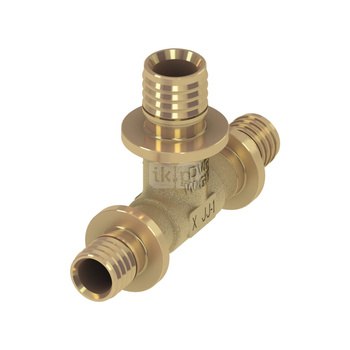 Trójnik TECE flex redukcja 90' mosiądz 32 mm x 25 mm x 32 mm (końcówka wtykowa x końcówka wtykowa x końcówka wtykowa)