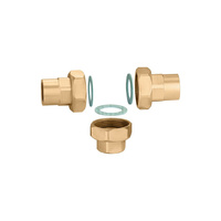 Złączki do zaworów mieszających 3/4” GW.  Dla kodu 524500.