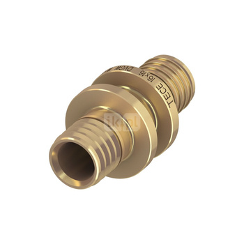 Nypel TECE flex, mosiądz, 32 mm (zz x zz)