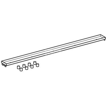 Pokrywa Geberit, do pokrycia płytkami ceramicznymi, do rynny zbiorczej: L=90cm, Możliwość pokrycia płytkami ceramicznymi