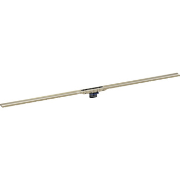 Odpływ liniowy Geberit CleanLine80: L=30–130cm, Rama: szampańska / polerowana, powlekana, Powierzchnia: szampańska / szczotkowana, powlekana
