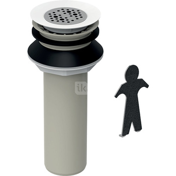 Zestaw odpływowy Geberit do pisuarów pracujących bez wody: d=50mm